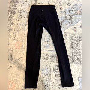 Black lululemon Align High-Rise Pant leggings 25"